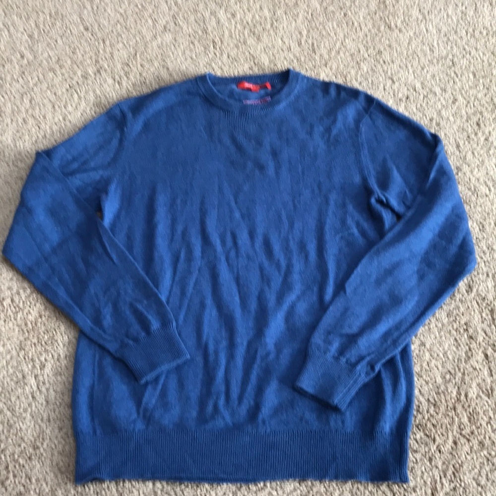 New! Jack threads blue crew mens long sleeve sweater.